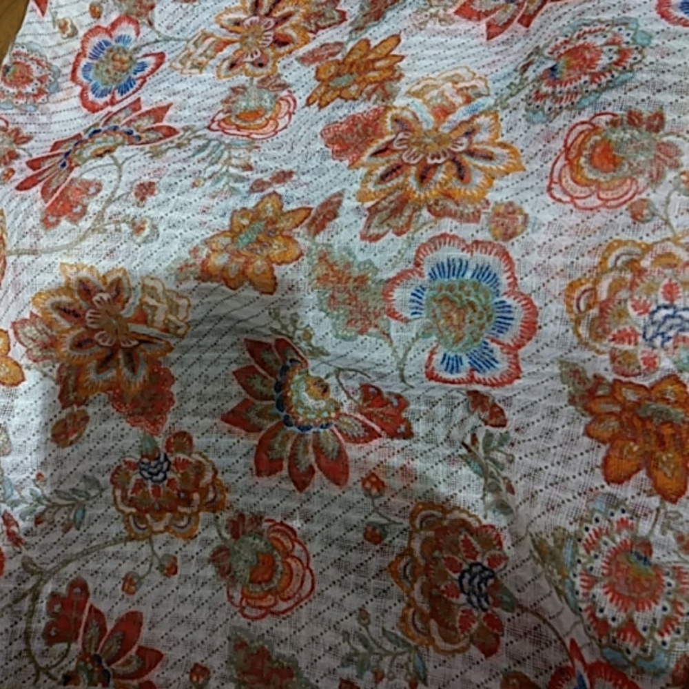 Jill orange/Brown scarf